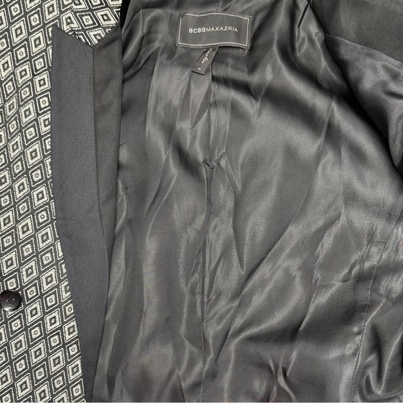 BCBGMaxAzria Women’s Diamond Jacquard Clifford Blazer Jacket ~ Size M - Picture 8 of 14